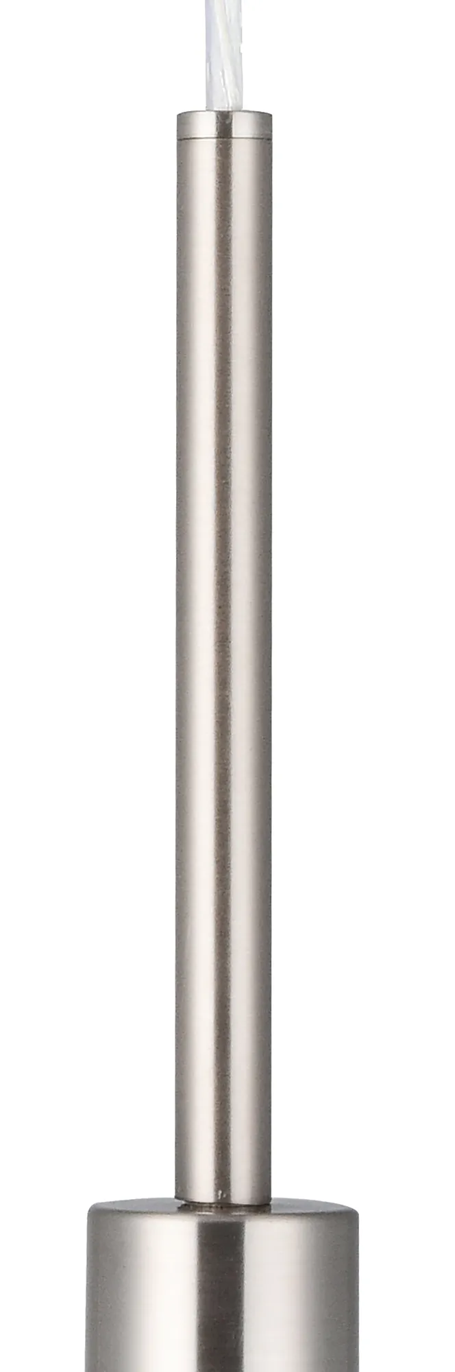 Baymont 50cm Pendant 1 Light Satin Nickel, Antique Gold/Ruby, Frosted Diffuser DK0308  Deco Baymont SN AG